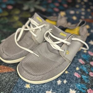 OluKai Gray and Yellow Casual Shoes